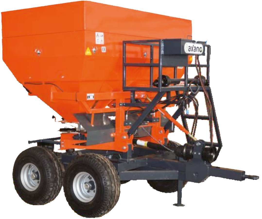 AXN TW4000 Double Disc Four Wheels Fertilizer Spreader Machines